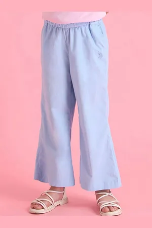 Ralph Lauren Girls Solid Classic Flared Trousers