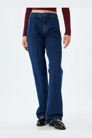 Koton Women Regular Fit Bootcut Trousers