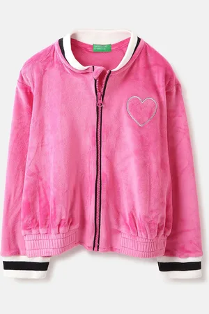 Benetton Girls Round Neck Long Sleeves Sweatshirt