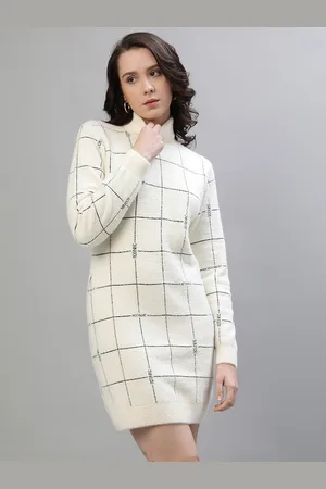 ICONIC Women Checked Shirt Dress