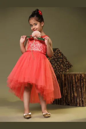 Toy Balloon Kids Girls Net Fit & Flare Dress