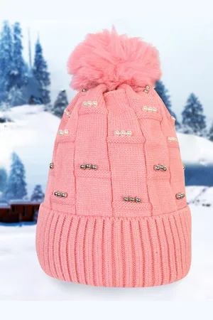 Loom Legacy Women Embroidered Casual Beanie Cap