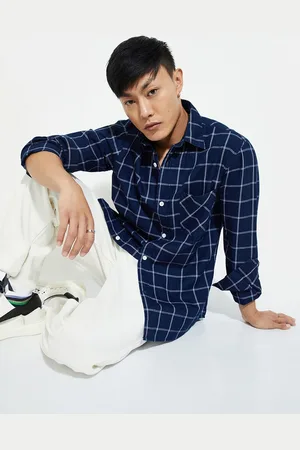 Max Collection URB_N Men Regular Fit Checked Casual Shirt