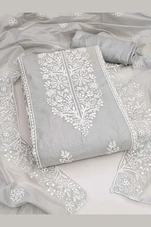 Kalini Embroidered Thread Work Unstitched Dress Material