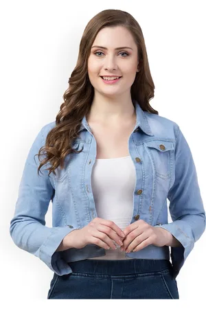 Funday Fashion Women Washed Cotton Jacket