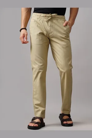 PAUL STREET Men Relaxed Straight Fit Trousers