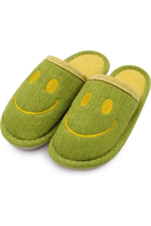 JENNA Women Self Design Fur Winter Room Slippers