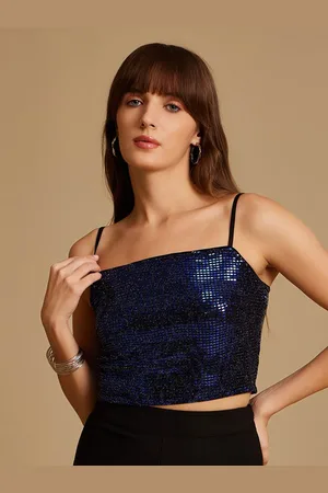 Kazo Women Embellished Bralette Crop Top