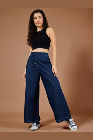 DOLCE CRUDO Women Cotton Relaxed Fit High-Rise Jeans