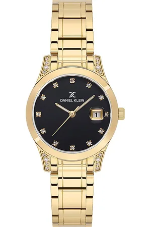 Daniel Klein Women Embellished Dial & Bracelet Style Straps Analogue Watch DK.1.13782-3