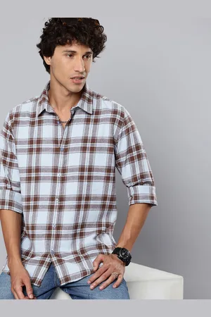 Aeropostale Pure Cotton Tartan Checked Casual Shirt