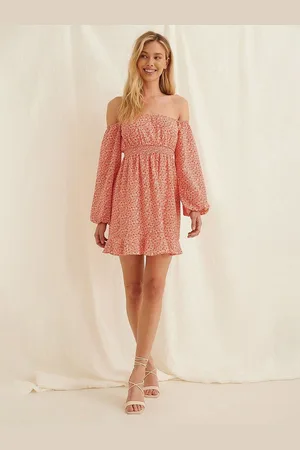 Roadster The Lifestyle Co Off Shoulder Mini Dresses