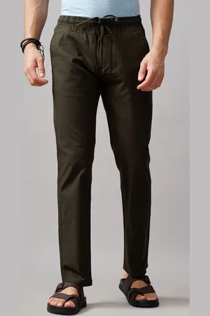 PAUL STREET Men Relaxed Straight Fit Trousers