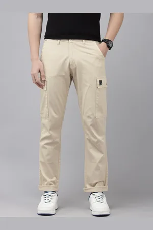 SPYKAR Men Pure Cotton Cargos Trousers