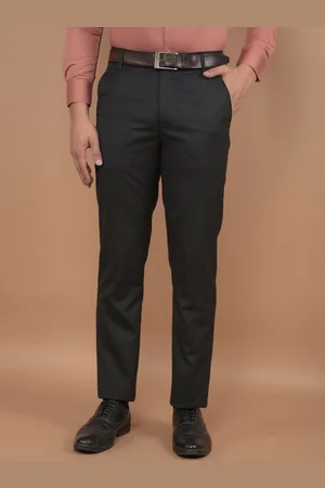 Canary London Men Smart Slim Fit Wrinkle Free Trousers