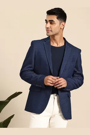 Mast & Harbour Single-Breasted Notched Lapel Collar Blazer