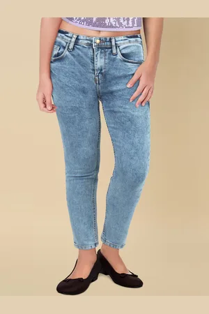 Allen Solly Girls Mid-Rise Slim Fit Jeans