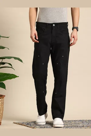 Mast & Harbour Men Relaxed Fit Panelled Stretchable Jeans