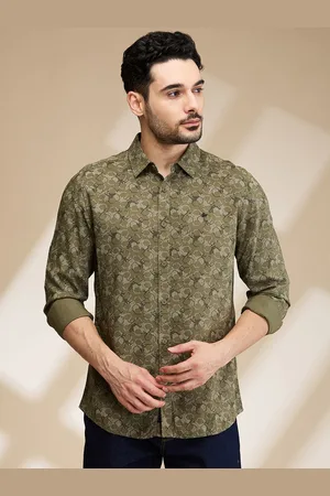 Being Human Men Slim Fit Floral Opaque Printed Casual Shirt