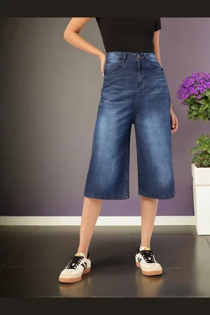DressBerry Women Denim Duds Bermuda Denim Shorts