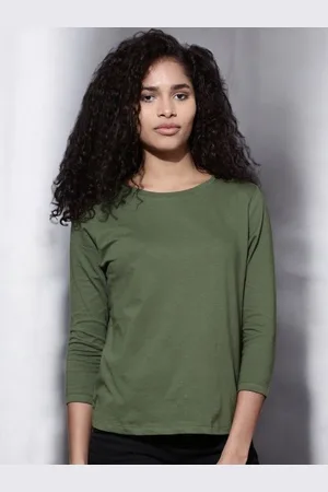 Guti Women Pure Cotton Cut Outs T-shirt
