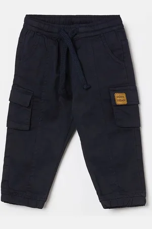 Lifestyle Boys Mid-Rise Regular Fit Cargo Trousers
