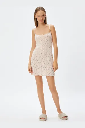 Koton Women Cotton Floral Printed A-Line Dress