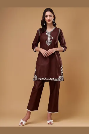Bani Women Floral Embroidered Tunic & Trousers
