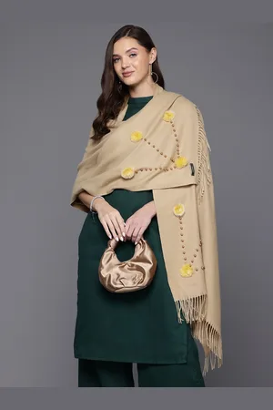 Cayman Embellished Woollen Stole