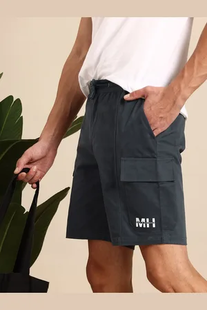 Mast & Harbour Men Pure Cotton Cargo Shorts