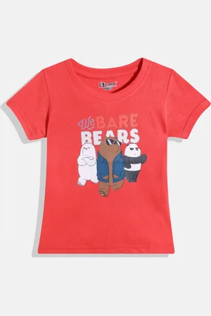 Eteenz Girls We Bare Bears Printed T-shirt