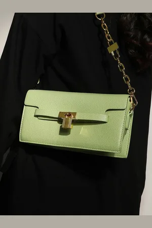 Campus Sutra Women Leather Structured Shoulder Bag