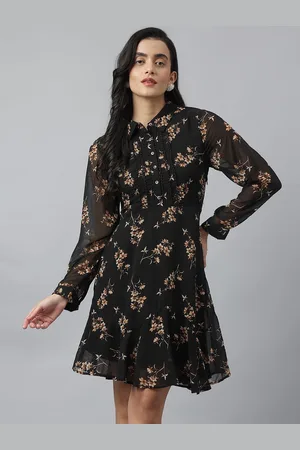 Latin Quarters Women Floral Printed Shirt Dress