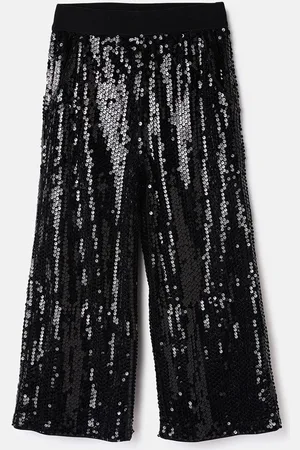Benetton Girls Embellished Regular Fit Trousers