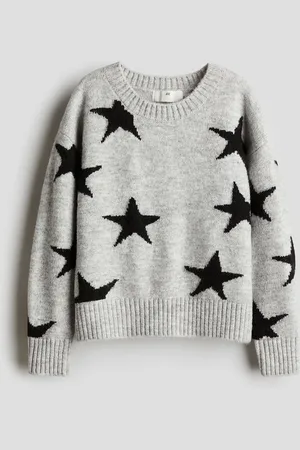 H&M Girls Jacquard-Knit Jumper