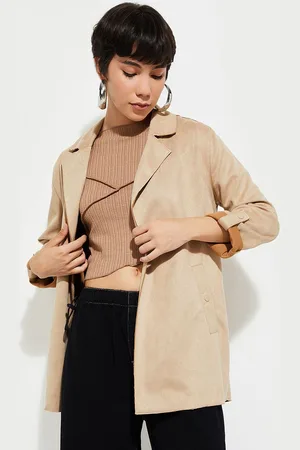 Max Collection Women Polyester Longline Tailored Jacket