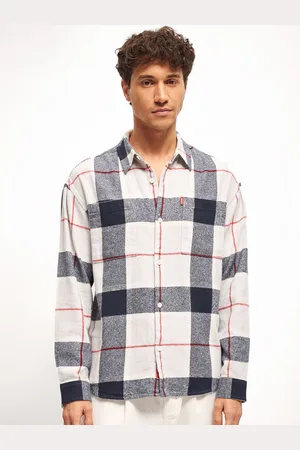 The Bear House Men Opaque Checked Casual Shirt
