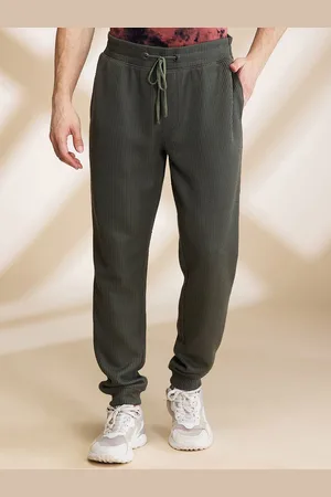 Being Human Men Striped Mid Rise Jogger
