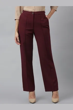 Latin Quarters Women High-Rise Parallel Trousers
