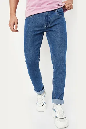 Max Collection Men Mid-Rise No Fade Jeans