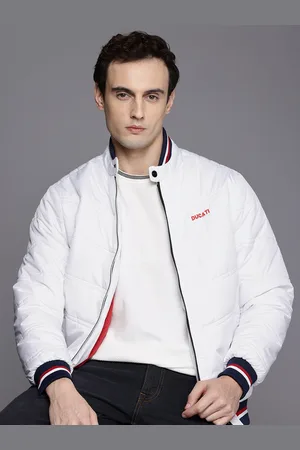 DUCATI Mock Collar Varsity Jacket