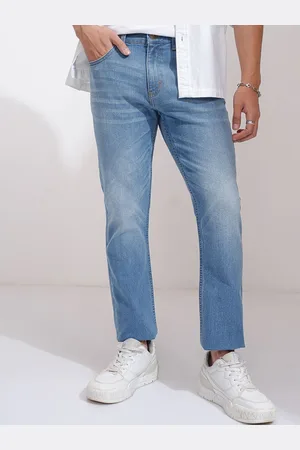 Highlander Men Cotton Straight Fit Light Fade Stretchable Jeans