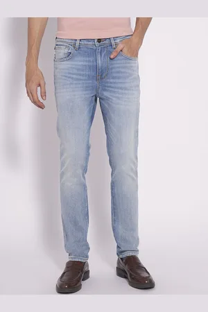 SELECTED Men Slim Fit Heavy Fade Stretchable Jeans