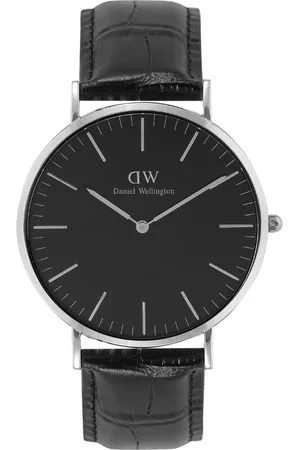Daniel Wellington Men Dial & Leather Textured Straps Analogue Watch DW00100135K