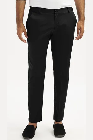 Vastramay Men Black Lycra Pant Style Pyjama