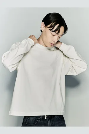 H&M Oversized Fit Long-Sleeved Jersey Top