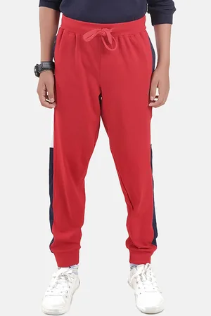 KiddoPanti Boys Pure Cotton Mid Rise Joggers