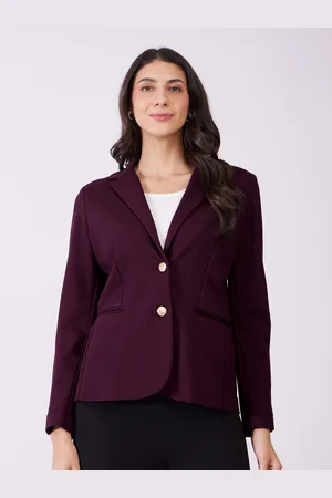 FableStreet LivIn Women Lapel Collar Tailored Jacket