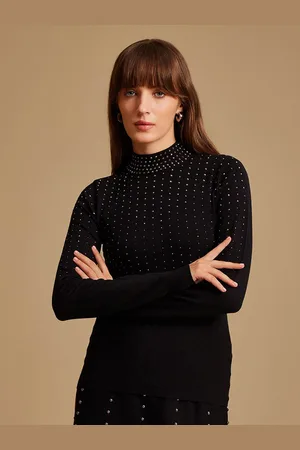 Kazo Women Embellished Detail Pullover Sweater