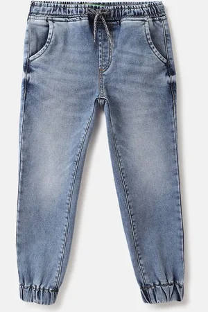 Benetton Boys Jogger Heavy Fade Jeans